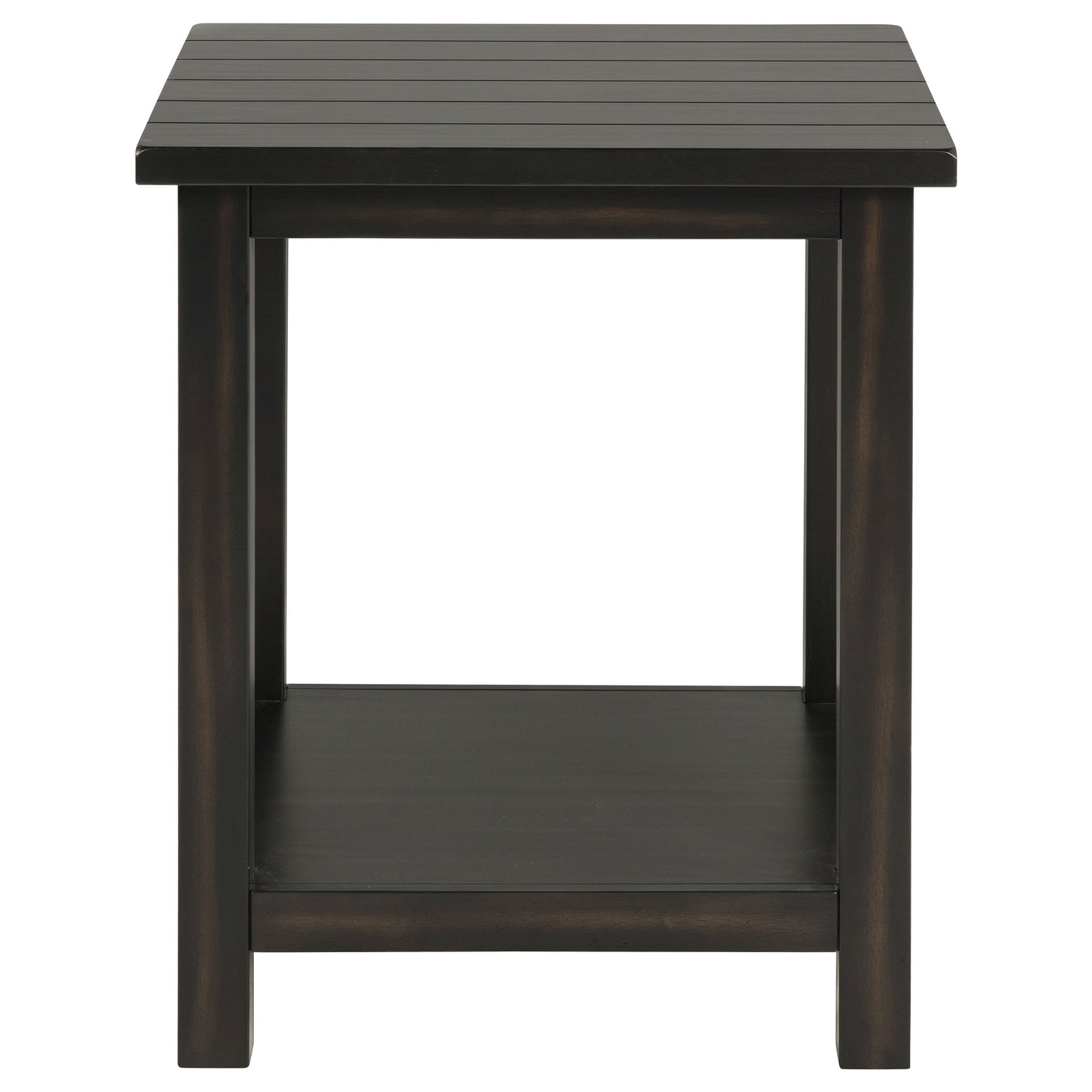 birdie wood end table with shelf javadistressed java