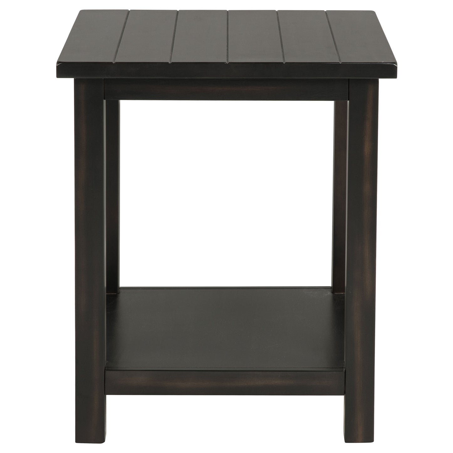 birdie wood end table with shelf javadistressed java