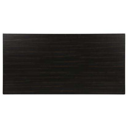 Birdie Wood Coffee Table with Shelf JavaDistressed Java