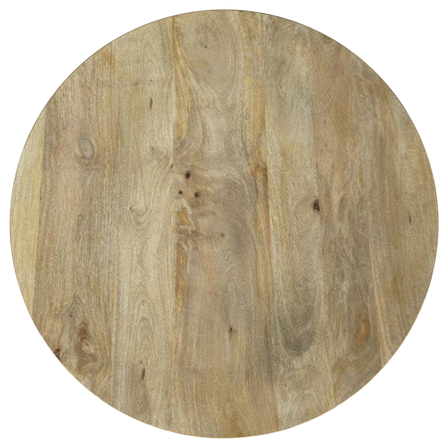 foyet round solid wood cocktail coffee table natural mango