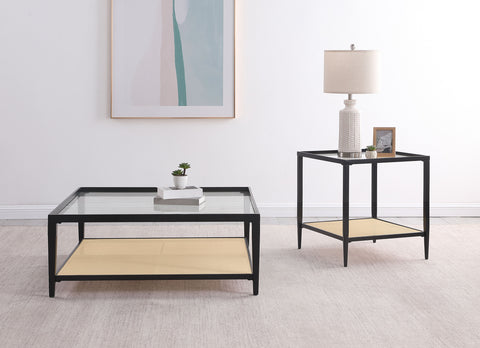 Lurlynn 2-piece Coffee and End Table Set Black