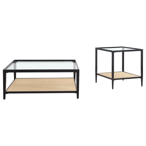 Lurlynn 2-piece Coffee and End Table Set Black