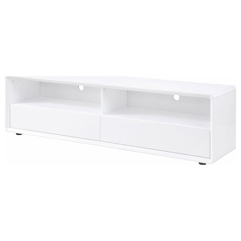 Giddish 71-inch TV Stand Media Console White