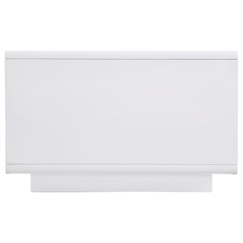 Carisi Rectangular Cocktail Coffee Table White High Gloss