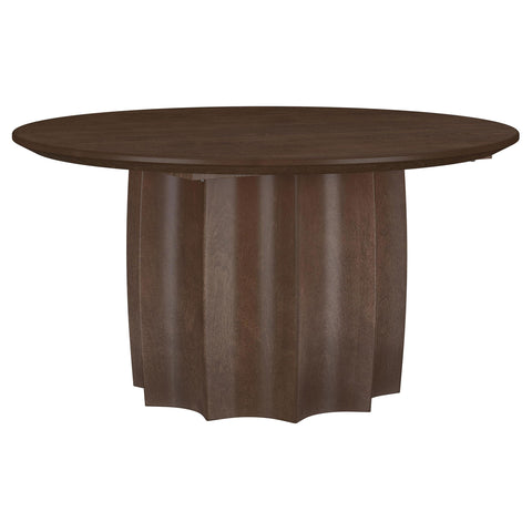 Viana 2-piece Solid Mango Wood Coffee Table Set Walnut