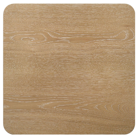 Nevado Engineered Wood Accent Side End Table Light Oak