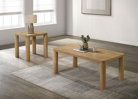 Nevado Engineered Wood Cocktail Coffee Table Light Oak
