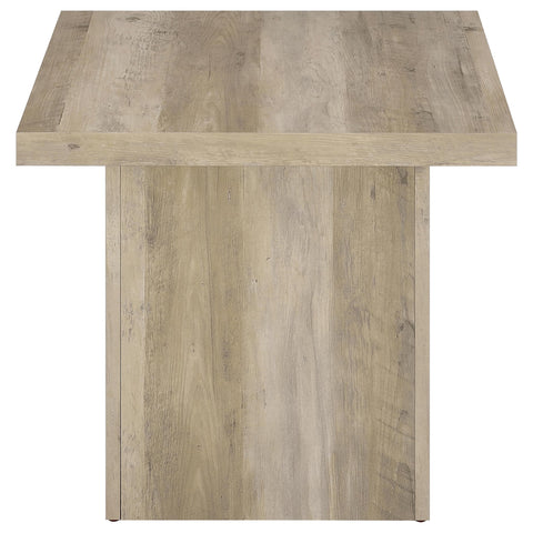 Rocco 2-piece Square Coffee End Table Set Distressed Pine