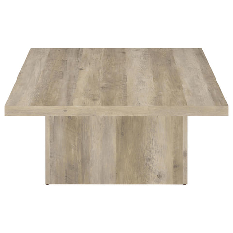 Rocco 2-piece Square Coffee End Table Set Distressed Pine