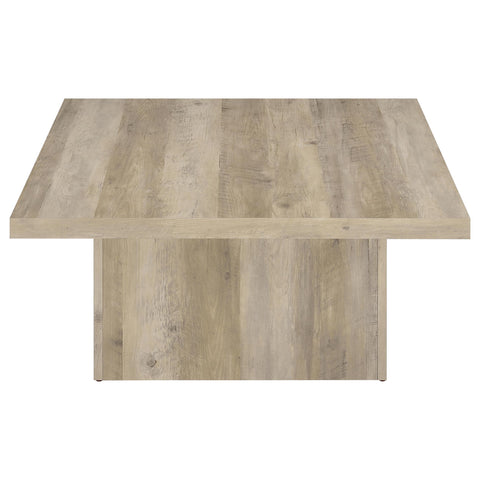 Rocco 3-piece Square Coffee End Table Set Distressed Pine