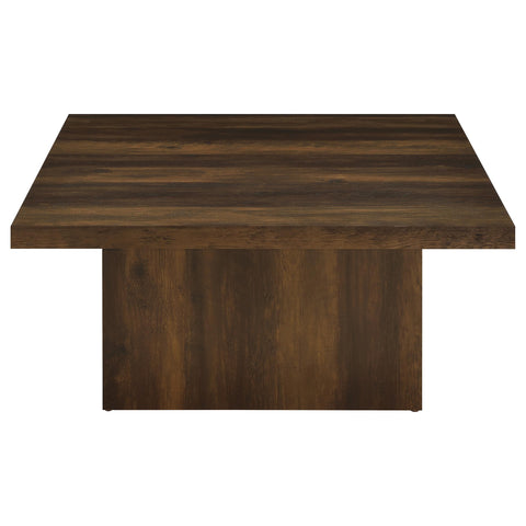 Rocco Square Engineered Wood Cocktail Coffee Table Dark Pine