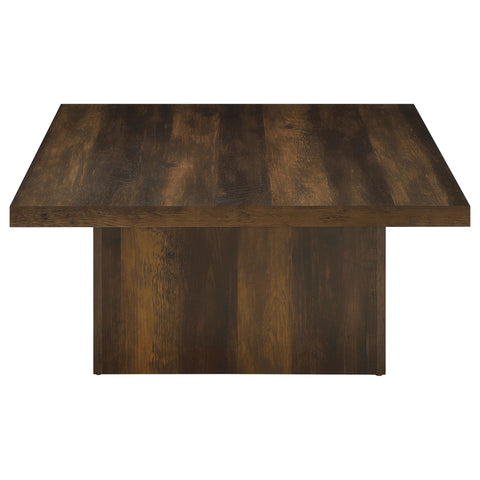 Rocco Square Engineered Wood Cocktail Coffee Table Dark Pine