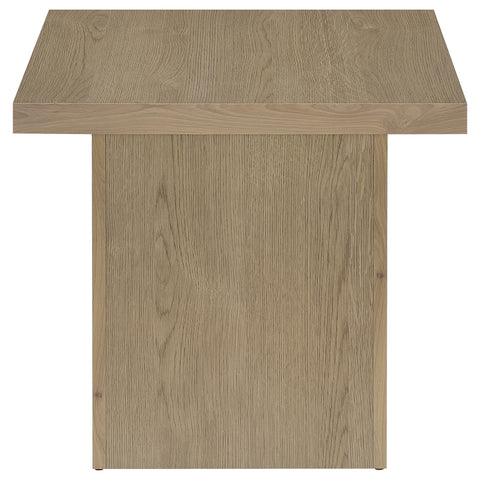 Rocco 3-piece Square Cocktail Coffee End Table Set Latte