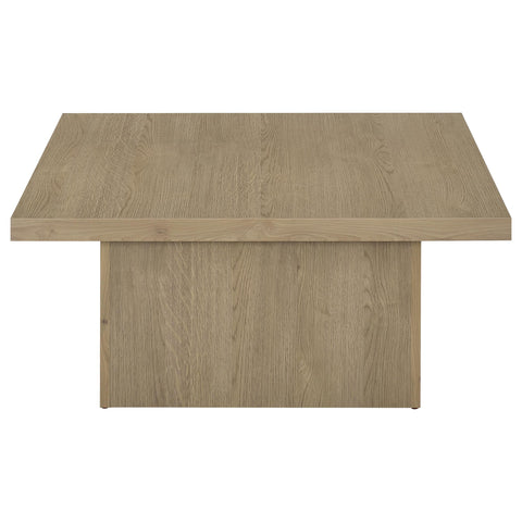 Rocco 3-piece Square Cocktail Coffee End Table Set Latte