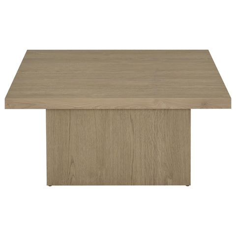Rocco Square Engineered Wood Cocktail Coffee Table Latte
