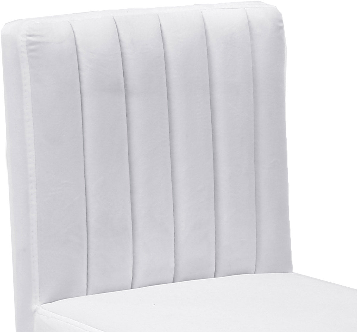 alessandra white velvet adjustable stool white