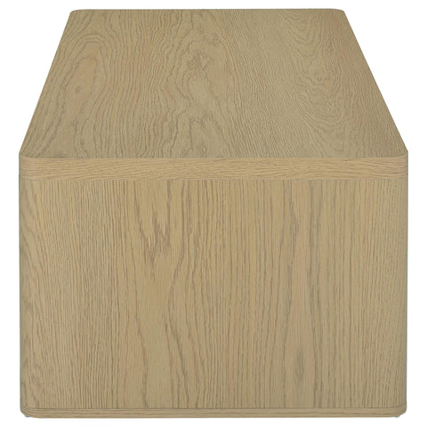 Robyn Rectangular Coffee Table with Open Shelf Greige