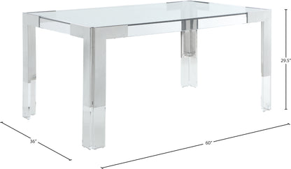 Delano Rich Chrome Dining Table T