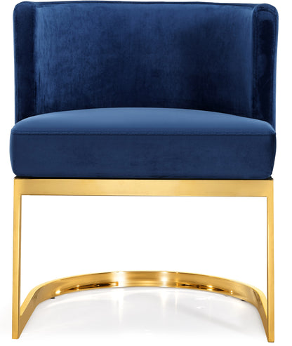 Penelope Navy Velvet Dining Chair