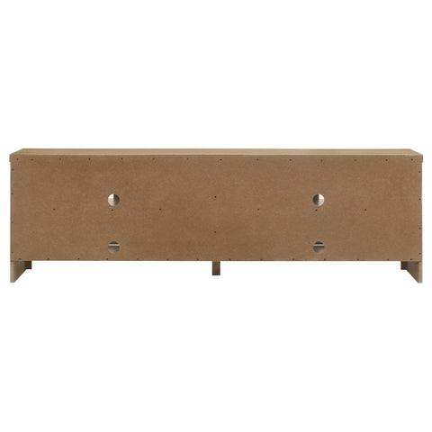 Lucia 79-inch 4-door TV Stand Media Console Washed Oak