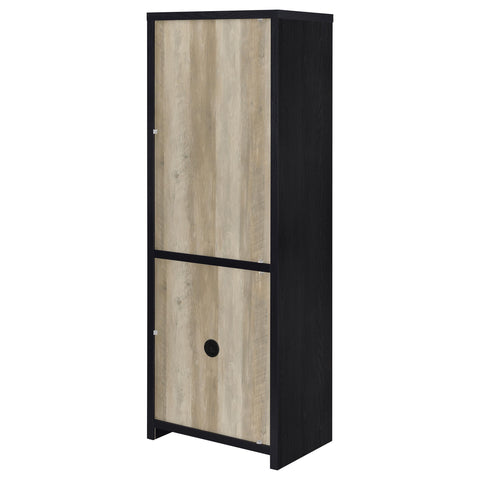 Giselle 3-piece Entertainment Center 79-inch TV Stand Black