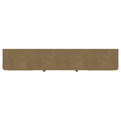 Linnea Rattan Cane 2-door TV Stand Media Console Sand Wash