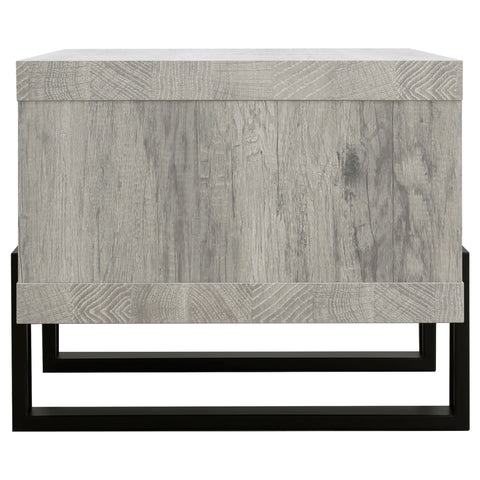 Stabler Engineered Wood Coffee Table Grey DriftwoodGrey Driftwood