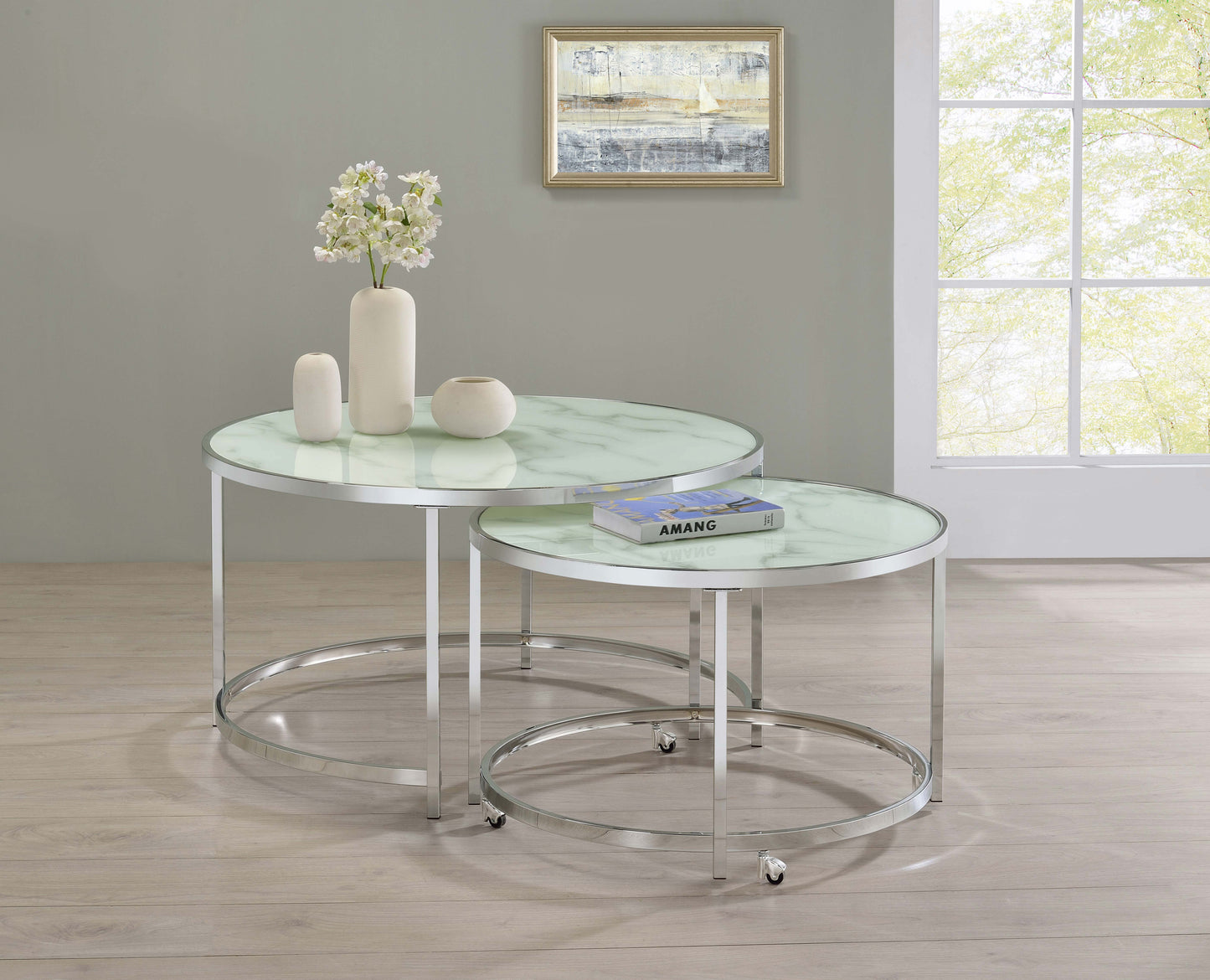 2 pc nesting coffee table