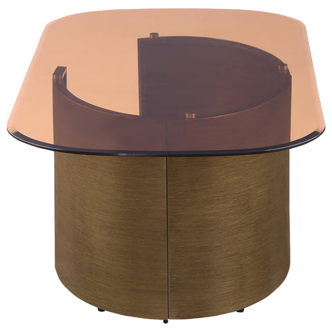 Robles 2-piece Coffee and End Table Set Brushed Bronze