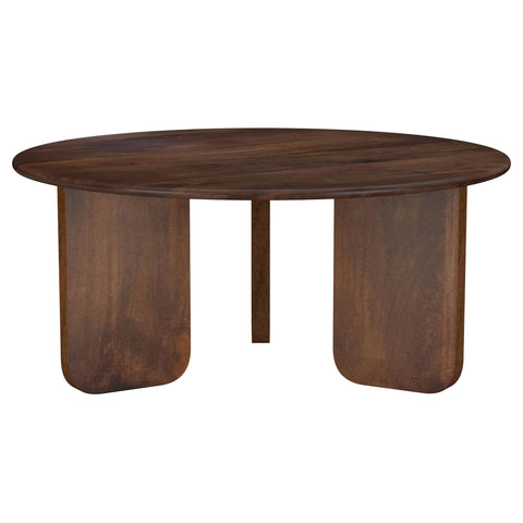 Costner 2-piece Solid Wood Coffee and End Table Set Brown