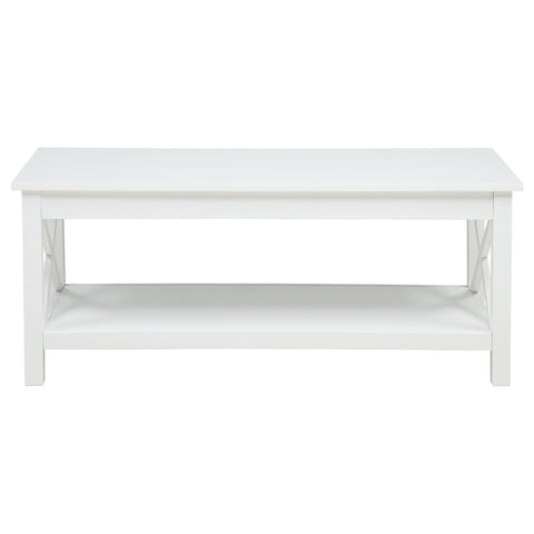 Arielle 3-piece Rectangular Lift Top Coffee Table Set White