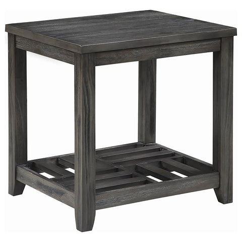 Slater 2-piece Lift Top Coffee and End Table Set Grey
