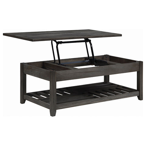 Slater 2-piece Lift Top Coffee and End Table Set Grey