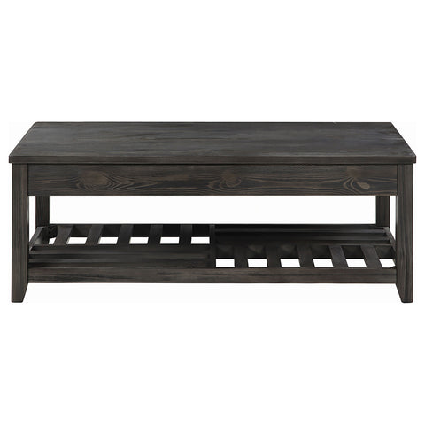 Slater 2-piece Lift Top Coffee and End Table Set Grey