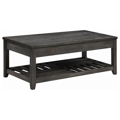 Bedford Rectangular Wood Lift Top Coffee Table GreyGrey