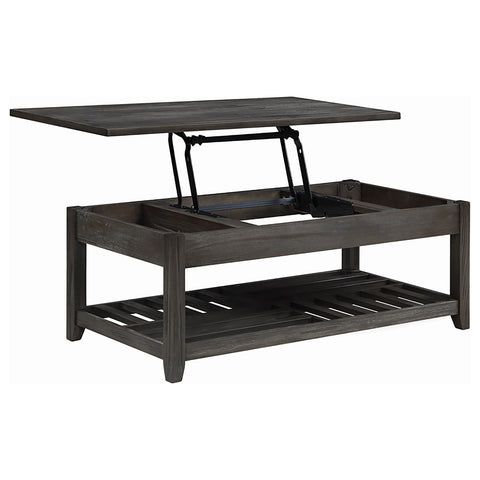 Bedford Rectangular Wood Lift Top Coffee Table GreyGrey