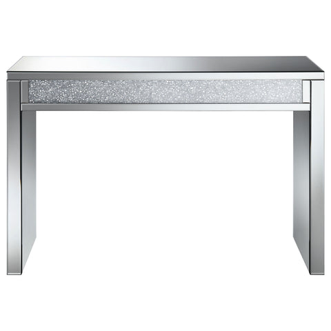 Irving Mirrored Acrylic Entryway Console Table SilverMirror