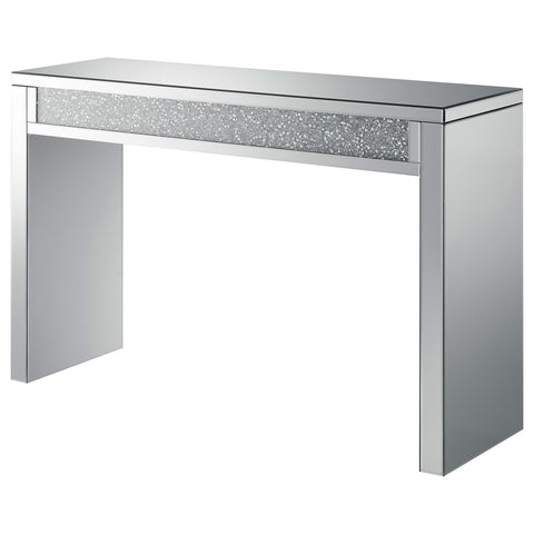 Irving Mirrored Acrylic Entryway Console Table SilverMirror