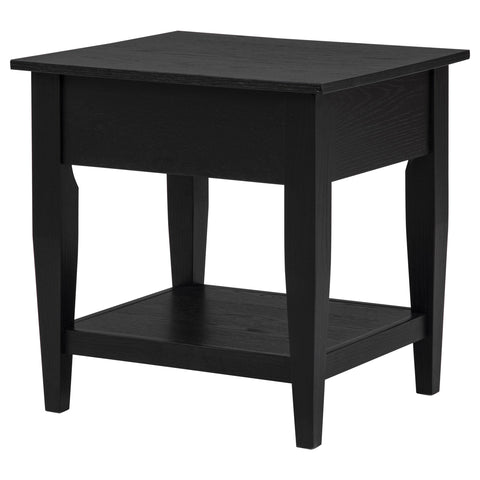 Henderson 1-drawer Wood Occasional Side End Table Black