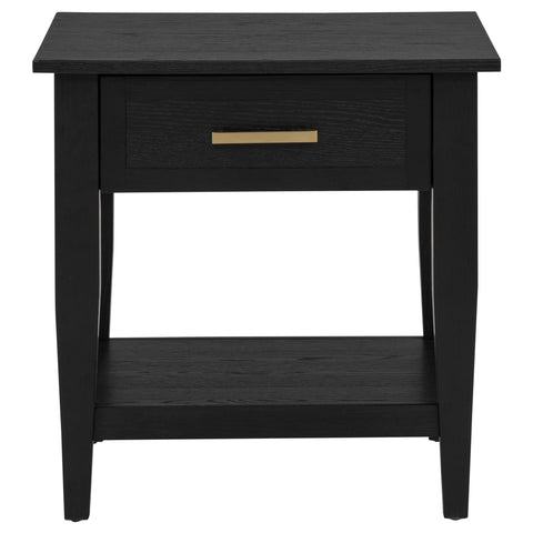 Henderson 2-piece Wood Lift-Top Coffee and End Table Set Black