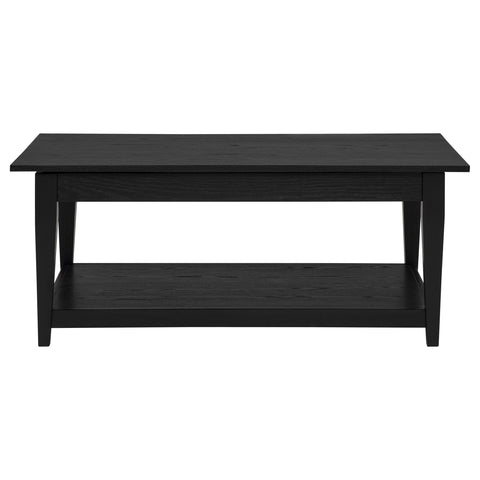 Henderson 2-piece Wood Lift-Top Coffee and End Table Set Black