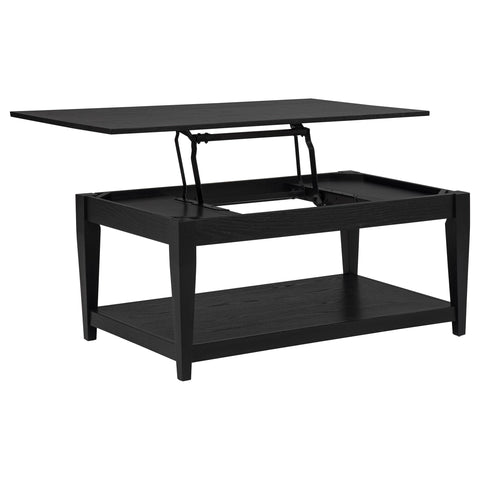 Henderson Lift-Top Occasional Cocktail Coffee Table Black