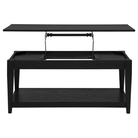 Henderson Lift-Top Occasional Cocktail Coffee Table Black