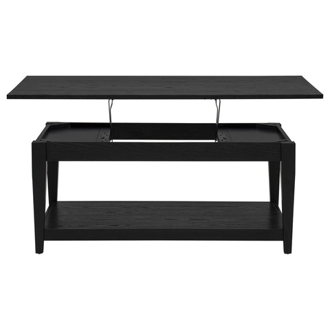 Henderson Lift-Top Occasional Cocktail Coffee Table Black