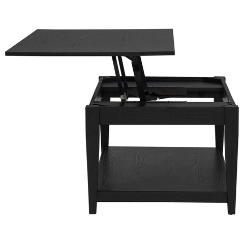 Henderson Lift-Top Occasional Cocktail Coffee Table Black