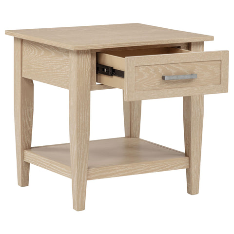Henderson 1-drawer Wood Occasional Side End Table Blonde