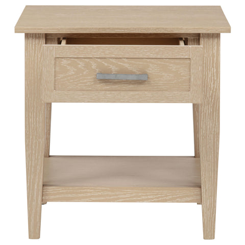 Henderson 1-drawer Wood Occasional Side End Table Blonde