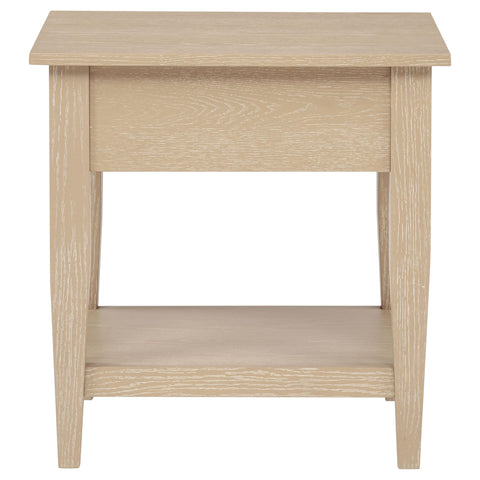Henderson 1-drawer Wood Occasional Side End Table Blonde