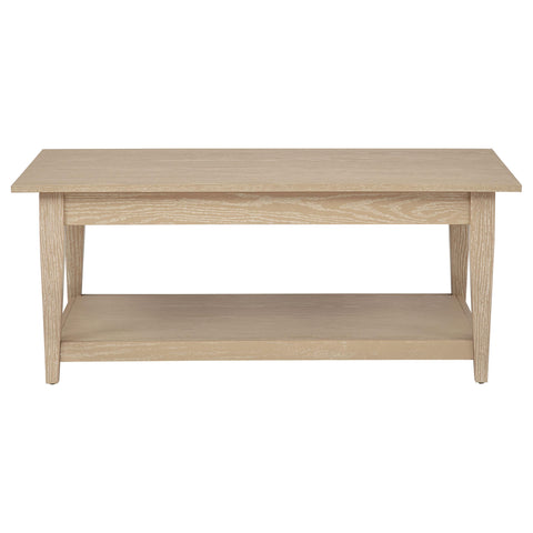 Henderson 3-piece Wood Lift-Top Coffee and End Table Set Blonde