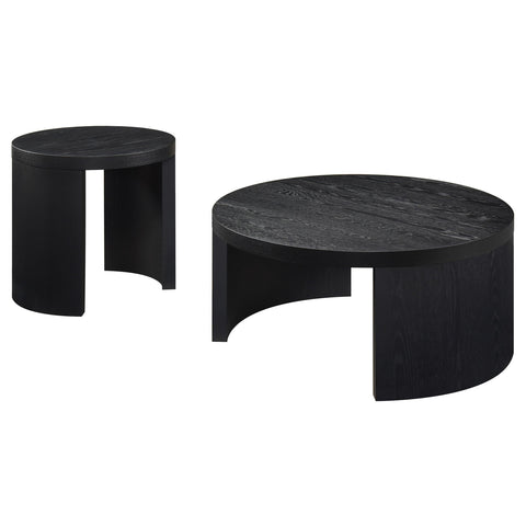 Bennett 2-piece Coffee and End Occasional Table Set Black
